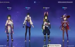 AR43 - Xiao, Yelan, Mona e Tighnari