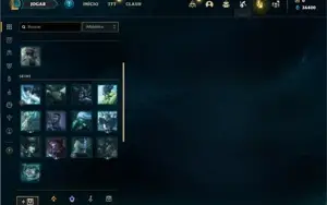 Conta ouro 2 com 26 Champs e 14 Fragmentos de Skins