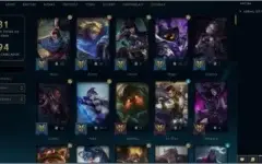 CONTA LEAGUE OF LEGENDS SESON 3 VARIAS SKINS
