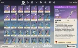 AR 42 Keqing + Childe + Qiqi