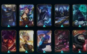 Conta de LOL nível 314 com diversas skins.