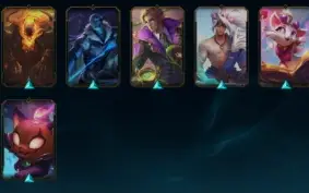 Conta de LOL nível 314 com diversas skins.