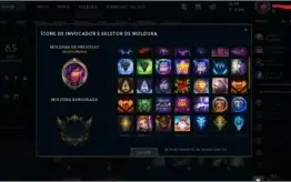 Conta de lol 65 skins