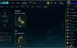 Conta no LOL lvl170 todos os champs! Mais de 140 skins
