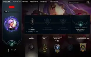 Conta league of legends ex plat 4 sem md10