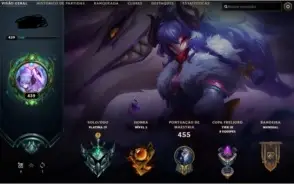 Conta league of legends ex plat 4 sem md10