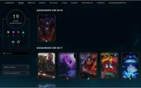 Conta LoL Platina 1 50wins mmr de diamond barata