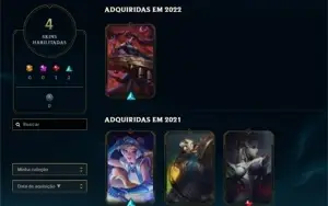 Venda de conta LOL