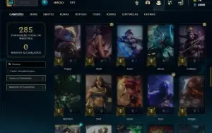 Conta ouro 4 com 65 Champs e 25 Skins