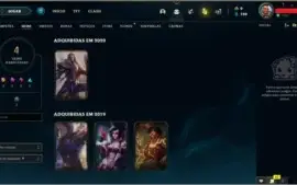 Conta LoL Nv 40 28 Champs 4 SKins - Unranked