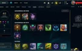 Conta LoL Nv 40 28 Champs 4 SKins - Unranked