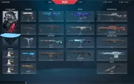CONTA BETA VALORANT - Skins