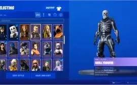 CONTA FORTNITE COM GLOW, GALAXY, IKONIK, TEMPORADA 3 A 10