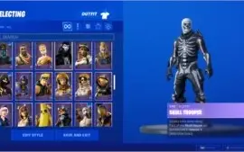 CONTA FORTNITE COM GLOW, GALAXY, IKONIK, TEMPORADA 3 A 10