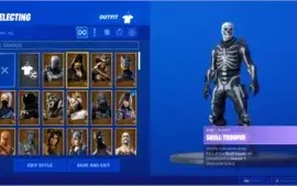 CONTA FORTNITE COM GLOW, GALAXY, IKONIK, TEMPORADA 3 A 10