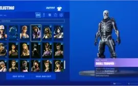 CONTA FORTNITE COM GLOW, GALAXY, IKONIK, TEMPORADA 3 A 10