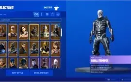 CONTA FORTNITE COM GLOW, GALAXY, IKONIK, TEMPORADA 3 A 10