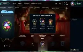 Conta LOL com muitos champs!