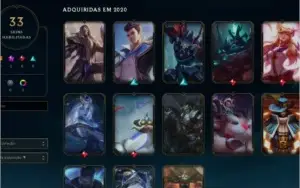 conta lvl 109 elo platina 2
