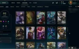 Conta de LOL Platina 3 - PARANDO DE JOGAR.