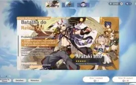 AR 49 + ZhongLi + Falcão + 6743 Primogens + 59 resinas.