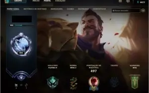 CONTA LOL EX DIAMANTE