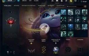 Conta FERRO 4 - Smurf LOL (league of legends) ELOMOON