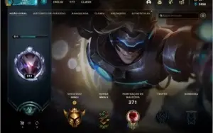 Conta platina c/ 54 117champs, conta unraked de BRINDE