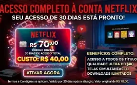Card 30 Dias Netflix Conta Completa Plano Premium Full Hd