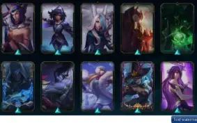 Conta League of Legends mais de 1000 skins