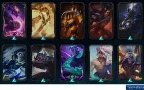 Conta League of Legends mais de 1000 skins
