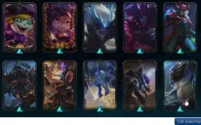 Conta League of Legends mais de 1000 skins