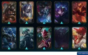 Conta League of Legends mais de 1000 skins