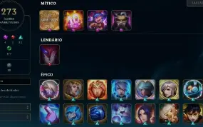 Conta main unico dono lvl 772 136 skins