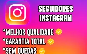 Seguidores Instagram Vitalício (Sem Quedas) 1K APENAS R$10 