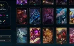 CONTA LEAGUE OF LEGENDS COM MUITAS SKINS