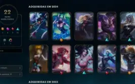 Conta Lol, Esmeralda Season Passada, 22 Skins, Full Acesso