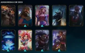 Conta Lol, Esmeralda Season Passada, 22 Skins, Full Acesso