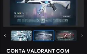 CONTA VALORANT COM VÁRIAS SKINS (ASCENDENTE 1)