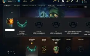 Conta Platina 1 com 23 Champs e 3 Skins