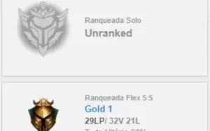 Conta de League of Legends