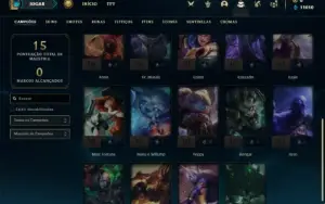 Conta diamante 2 com 24 Champs e 2 Skins
