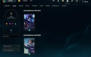 Conta diamante 2 com 24 Champs e 2 Skins