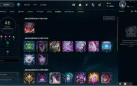 CONTA LVL 40 SMURF-PLAT 4 SEASON PASSADA -31 CHAMPS-15 SKINS