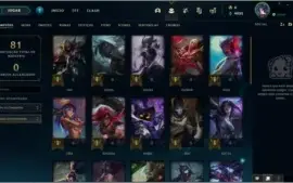 CONTA LVL 40 SMURF-PLAT 4 SEASON PASSADA -31 CHAMPS-15 SKINS