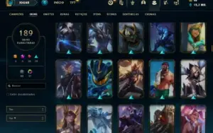 Conta ouro 1 com 140 Champs e 189 Skins ( MAIN ADC )