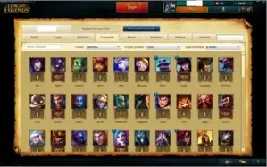Conta Platina 1 de League of legends