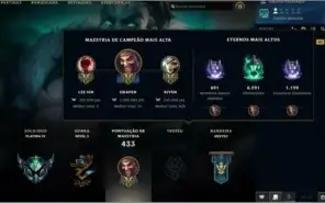 Conta League of Legends - Platina
