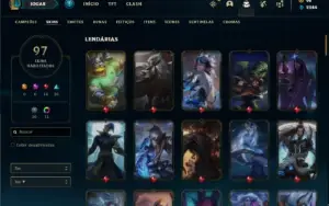 Conta Unranked com 120 Champs e 94 Skins + 5000 RP