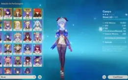 Raiden + Ganyu + Andarilho + Tartaglia + Outros T5